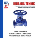 Globe Valve 1 1/2" inch Cast Iron Onda PN16