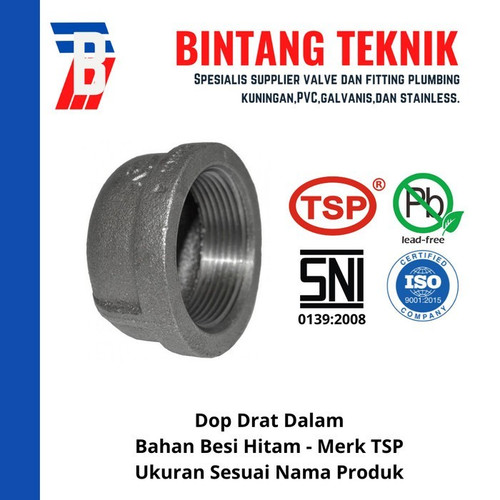 Dop 1 1/4" inch Besi Hitam TSP