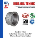 Dop 1 1/4" inch Besi Galvanis TSP