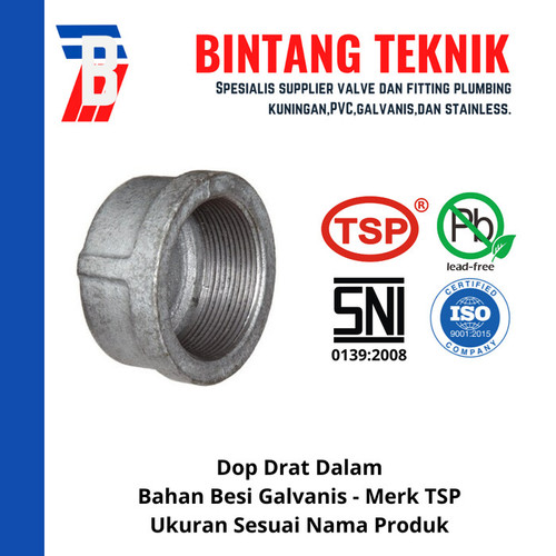 Dop 3/4" inch Besi Galvanis TSP