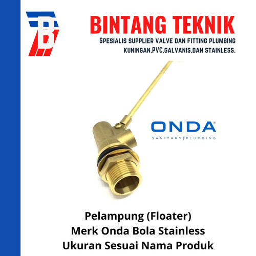 Pelampung Onda Stainless 1 1/4"