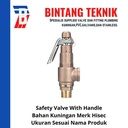 Safety Valve Hisec 1 1/2" inch Handle Kuningan