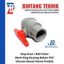 Ball Valve / Stop Kran 1" inch PVC KDJ
