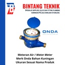 Meteran Air 1/2" inch Kuningan Onda