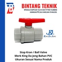 Ball Valve / Stop Kran 1" inch PVC KDJ