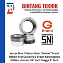 Water Mur Drat 3" inch Besi Galvanis G Brand Galunggung