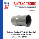 Reducer Sok / Vlok Sok 3" X 2 1/2" PVC Rucika AW