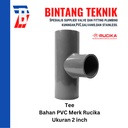 Tee 2" inch PVC Rucika AW
