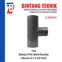 Reducer Tee (Vlok Tee) 2" x 1 1/2" inch PVC Rucika AW