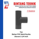 Tee 1 1/4" inch PVC Rucika AW