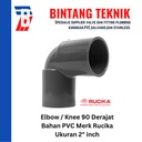 Elbow / Knee 2" inch PVC Rucika AW 90 Derajat