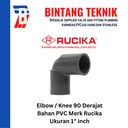 Elbow / Knee 1" inch PVC Rucika AW 90 Derajat
