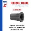 Sok Drat Dalam (SDD) 1 1/4" inch PVC Rucika