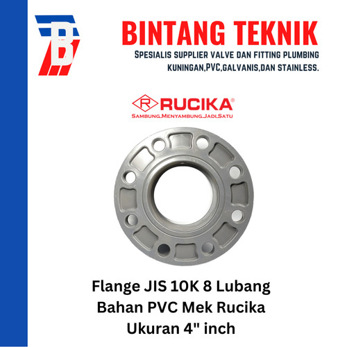 Flange PVC Rucika 4" inch AW (Tebal)
