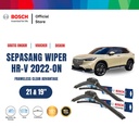 Bosch Sepasang Wiper Frameless New Clear Honda HRV 2022-On  21 & 19