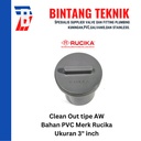 Clean Out / Tutup Septic Tank PVC Rucika 3" inch AW (Tebal)