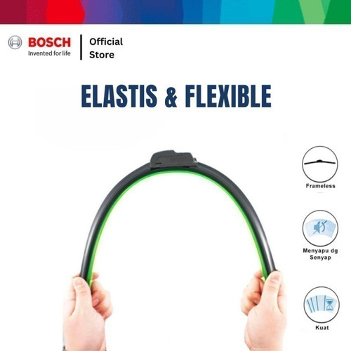 Bosch Wiper Mobil Wuling Alvez Frameless Clear Advantage  24"&16"