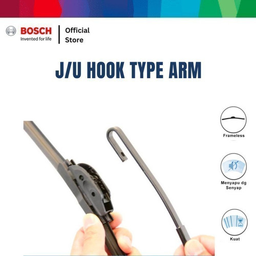 Bosch Wiper Mobil Wuling Alvez Frameless Clear Advantage  24"&16"