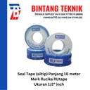 Sealtape (Siltip) Rucika 1/2" inch Panjang 10 Meter