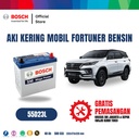 Aki Mobil Fortuner Bensin Bosch MF 55D23L Aki Kering Original