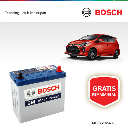 Bosch Aki Mobil Toyota Agya MF Blue NS40ZL
