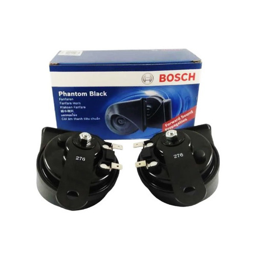 Bosch Klakson Mobil Keong Phantom Black Fanfare Waterproof Original