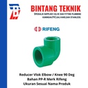 Reducer Vlok Elbow / Knee PPR 1" (32 mm) x 3/4" (25 mm) Rifeng