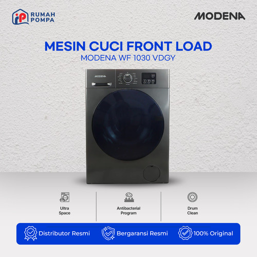Mesin Cuci Front Load Modena WF 1030 VDGY