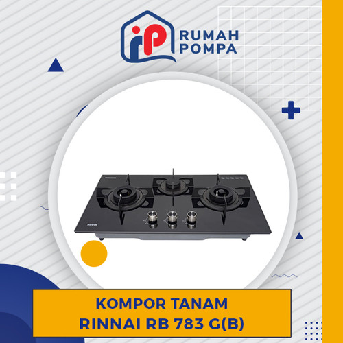 Kompor Taman 3 Tungku RInnai RB 783 G(B)