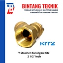 Y Strainer Kuningan Kitz 2½”