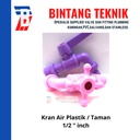 Kran Air Plastik / Kran Air Taman 1/2" inch