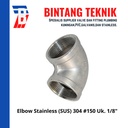 Elbow / Knee 1/8" inch Stainless 304 #150 90 Derajat