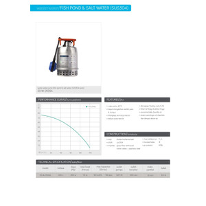 Pompa Celup Air Kotor Waterplus SS-W 250 SA