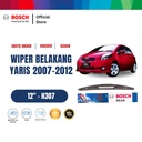 Bosch Rear Wiper Belakang Mobil Toyota Yaris Rock Lock 12" H307