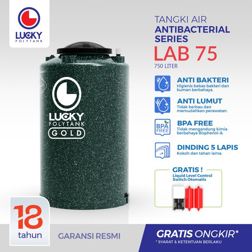 Tandon Air / Toren Air Anti Bakteri 750 Liter Lucky LAB 75
