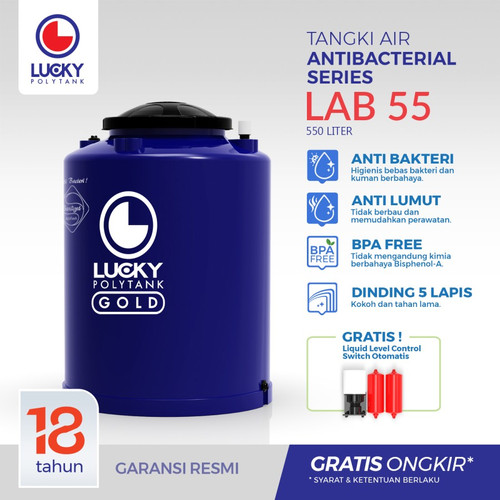 Tandon Air / Toren Air Anti Bakteri 550 Liter Lucky LAB 55