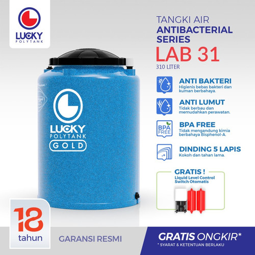 Tandon Air / Toren Air Anti Bakteri 310 Liter Lucky LAB 31