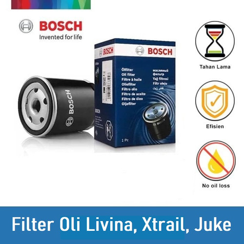 BOSCH Filter Oli Nissan Grand Livina, Xtrail, Serena,Juke (0986AF1014)