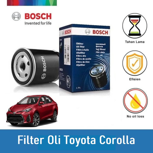 BOSCH Filter Oli Mobil Toyota Corolla (0986AF1041) - 1 Pcs