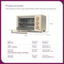 Oven Listrik Kirin Low Watt KBO 190 White