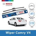 Bosch Sepasang Wiper Frameless New Clear Advantage Camry V4 24" &20"