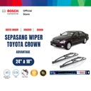 Bosch Sepasang Wiper Kaca Mobil Toyota Crown (2005) Advantage 24"& 18"