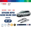 Bosch Sepasang Wiper Mobil Suzuki Baleno EG (2005) Advantage 20" & 18"