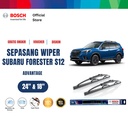 Bosch Sepasang Wiper Kaca Mobil Subaru Forester S12 2007-2012 24 & 18