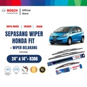 Bosch Wiper Mobil Honda Fit Set Advantage 24 & 14 + H306