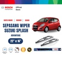 Bosch Sepasang Wiper Kaca Mobil Suzuki Splash Advantage 22" & 16"