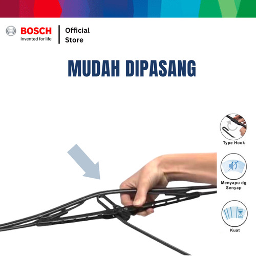Bosch Wiper Mobil Toyota Rush Set Advantage 21 & 18 + H307