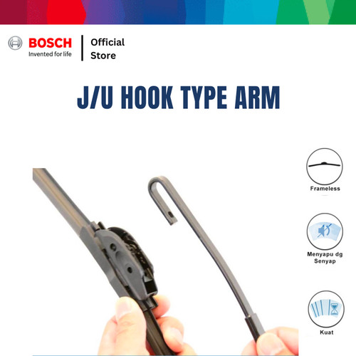 Bosch Wiper Depan & Belakang Frameless Kijang Innova 24 & 16 + H 307