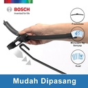 Bosch Sepasang Wiper Frameless New Clear Advantage Mazda 3 BK 21 & 19