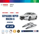 Bosch Sepasang Wiper Kaca Mobil Mazda 6 GH (2007) Advantage 24" & 16"